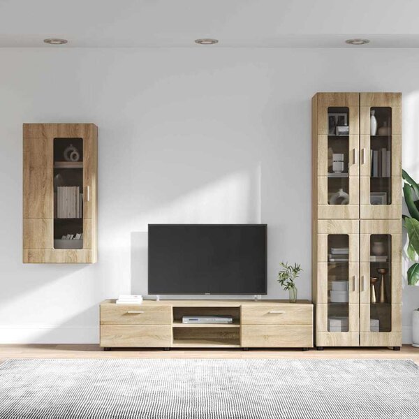 Sestava TV skříněk FLORIN 3 ks Sonoma dub Kompozitní dřevo 3397946