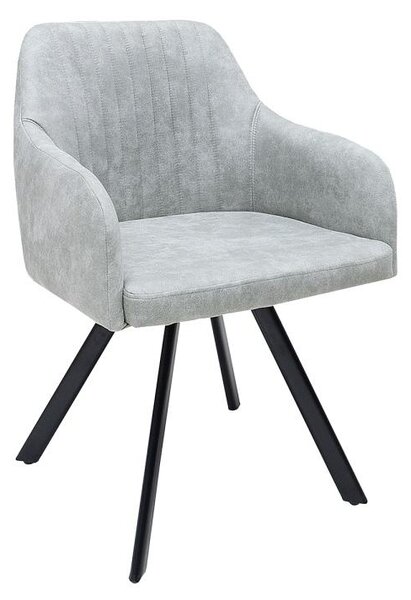 Designové křeslo Mallory šedé - skladem