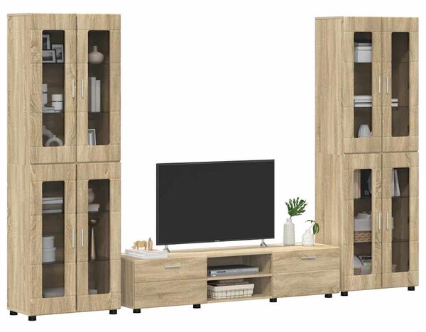 Sestava TV skříněk FLORIN 3 ks Sonoma dub Kompozitní dřevo 3397986