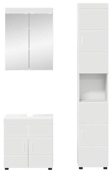 Sada koupelnového nábytku TULUM 3 ks Bílá 60 x 34 x 63 cm 3398034