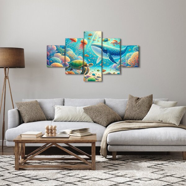 Obraz - Svět pod hladinou (125x70 cm)
