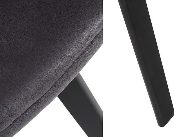 Designová židle Colby antik šedá