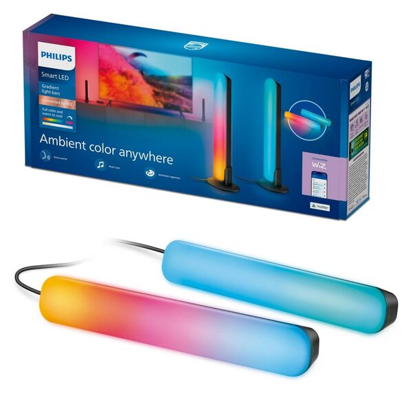 Philips - SADA 2x LED RGBIC Stmívat. svítidlo SMART GRADIENT LED/8W/230V Wi-Fi