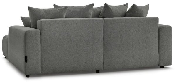 -25 % Dny MOMENTI– Bobochic Paris Tmavě šedá rozkládací pohovka Atilla 244 cm, pravá