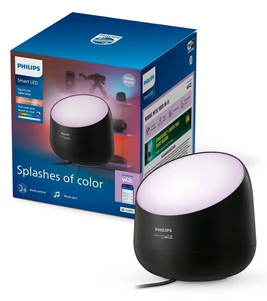 Philips -LED RGB+TW Stmív. stolní lampa SMART LED/9W/230V 2200-6500K Wi-Fi