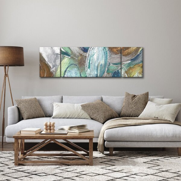 Obraz - Abstraktní malba postavy (170x50 cm)