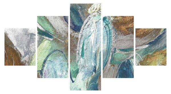 Obraz - Abstraktní malba postavy (125x70 cm)