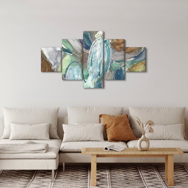 Obraz - Abstraktní malba postavy (125x70 cm)