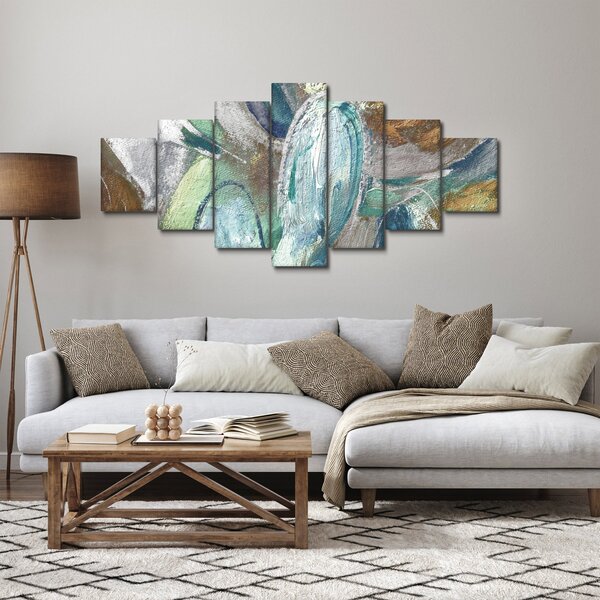 Obraz - Abstraktní malba postavy (210x100 cm)