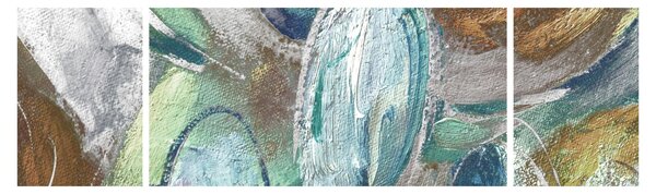 Obraz - Abstraktní malba postavy (170x50 cm)