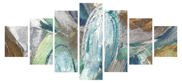 Obraz - Abstraktní malba postavy (210x100 cm)