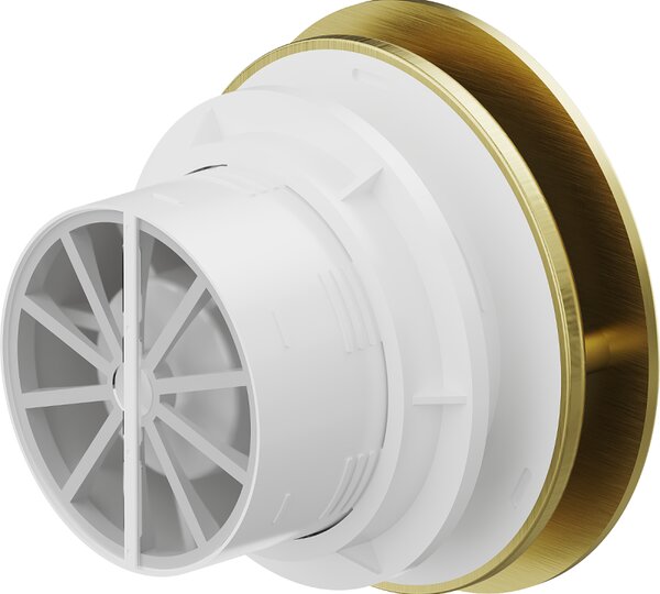 Mexen AXR 100 koupelnový ventilátor s vlhkostním senzorem, zlatý - W9602-100H-50