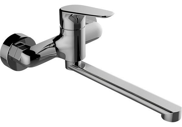 Laveo Rondo kuchyňská baterie na stěnu chrom BLX080D