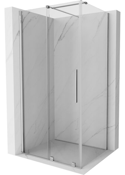 Mexen Velar posuvná sprchová kabina 120 x 90 cm, průhledná, chrom - 871-120-090-01-01