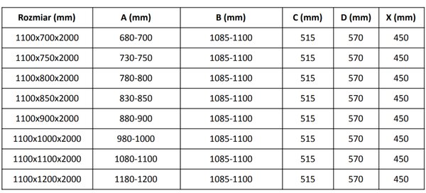 Mexen Velar, sprchový kout s posuvnými dveřmi 90(dveře) x 90(stěna) cm, 8mm čiré sklo, bílá, 871-090-090-01-20