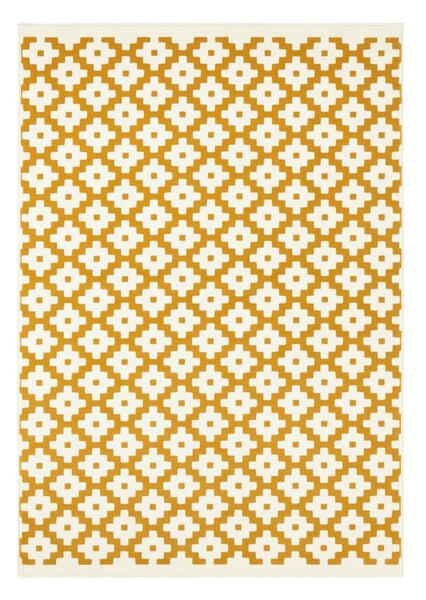 Krémovo-žlutý koberec Hanse Home Celebration Lattice, 200 x 290 cm