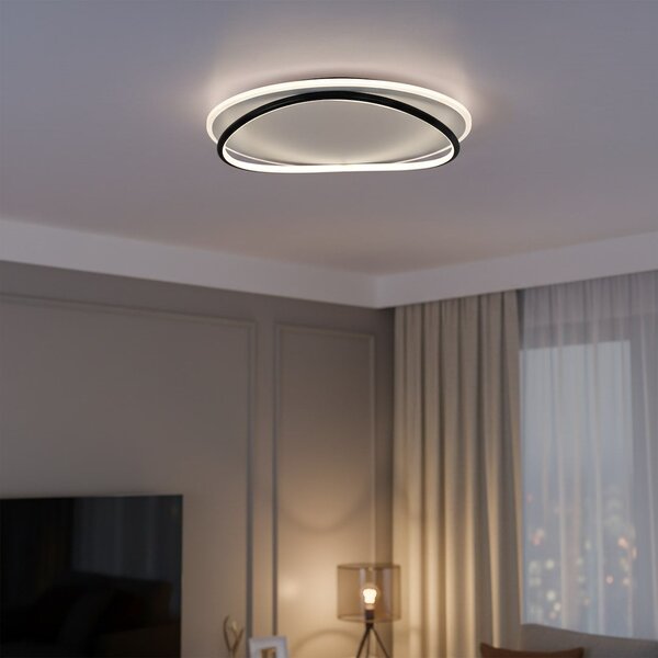 Stropní LED svítidlo Halo, 2x LED 38w, 4000k, b