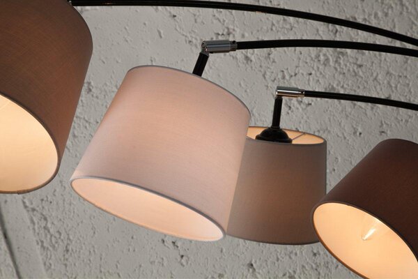 Designová oblouková stojanová lampa Shadow II