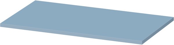 Cersanit Larga deska 80x45 cm modrá S932-031