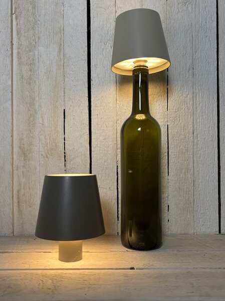 Dotyková stolní lampa na láhev Barva: Šedá