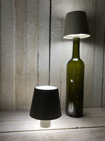 Dotyková stolní lampa na láhev Barva: Šedá