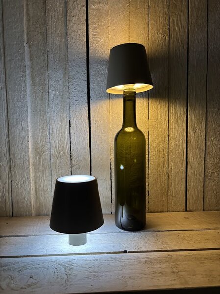 Dotyková stolní lampa na láhev Barva: Šedá
