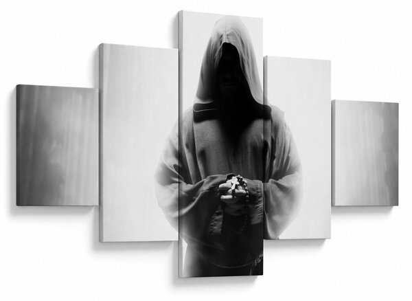 Obraz - Mnich v klášteře (125x70 cm)