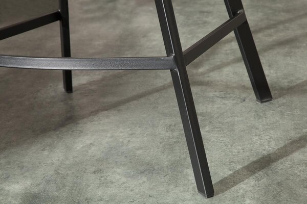 Designová barová židle Giuliana, antik hnědá