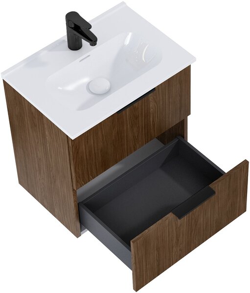 Elita Street Plus umyvadla se skříňkou 51.3 cm ořechová RE020500107060