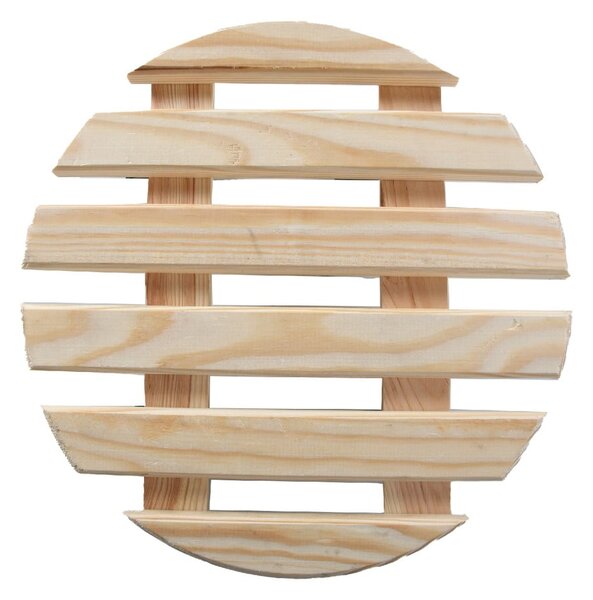 Dřevěný pojízdný podstavec pod květináč ø 29 cm (výška 8 cm) Indoor – Esschert Design