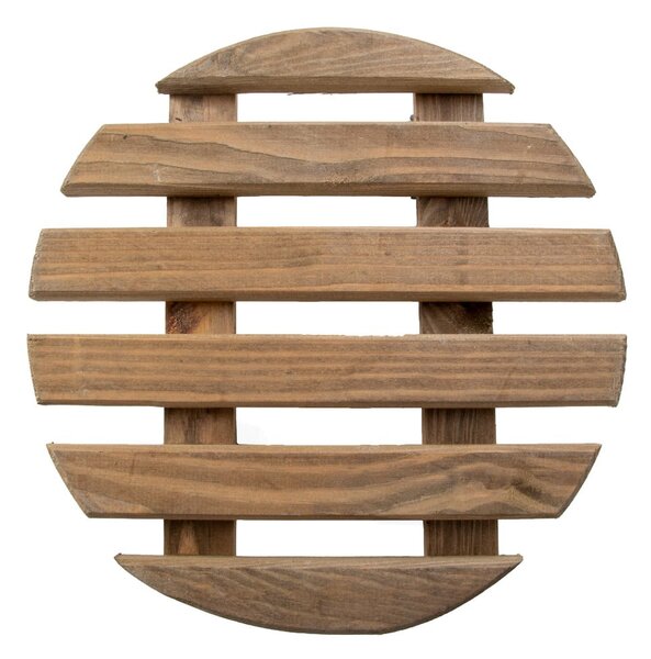 Dřevěný pojízdný podstavec pod květináč ø 29 cm (výška 8 cm) Indoor – Esschert Design