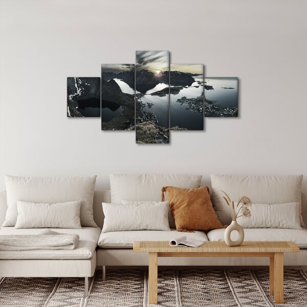 Obraz - Norské pohoří (125x70 cm)