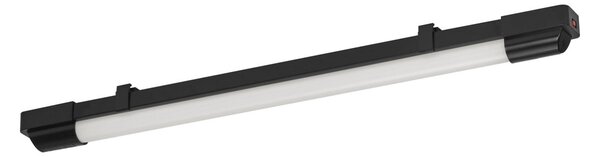Černé lineární svítidlo 12 W Teplá bílá,Studená bílá 610 mm