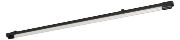 Černé lineární svítidlo 24 W Teplá bílá,Studená bílá 1210 mm