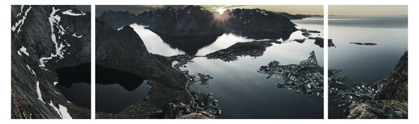 Obraz - Norské pohoří (170x50 cm)