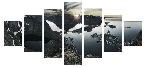 Obraz - Norské pohoří (210x100 cm)