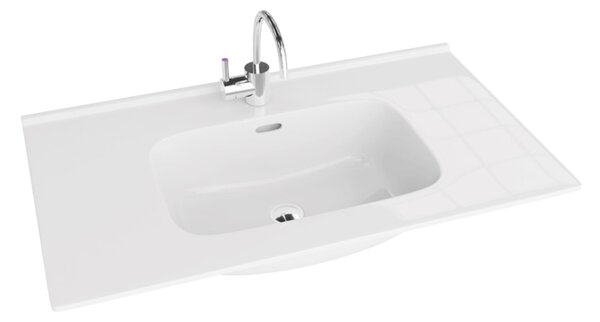 LaVita Minnesota umyvadlo 81x46.5 cm obdélníkový nábytkový-zápustný bílá 5908211416199
