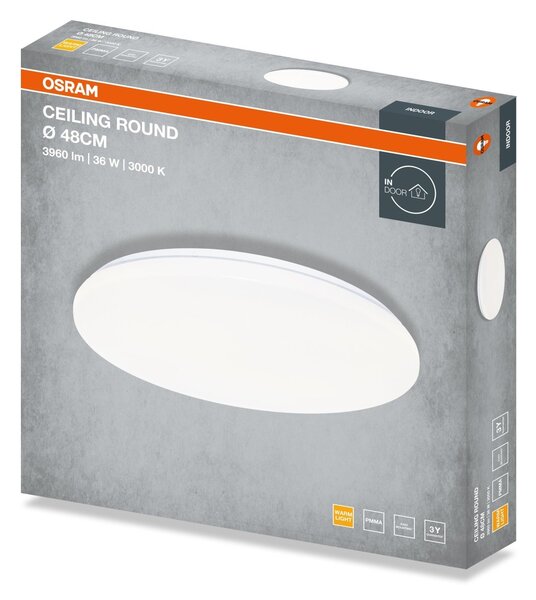Stropní svítidlo ROUND, 480mm, Teplá bílá, IP20