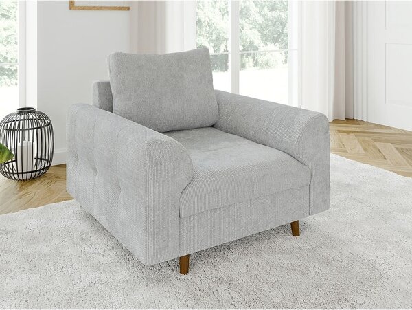 Světle šedé křeslo Ariella – Ropez