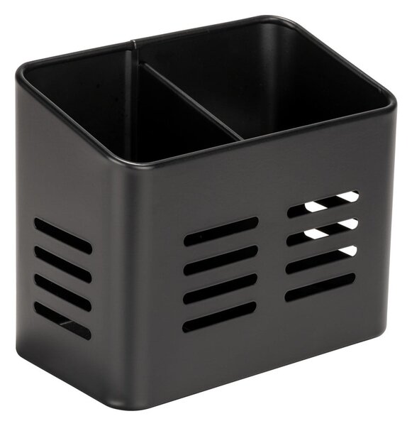 Černý stojan na příbory Wenko Black Outdoor Kitchen Baco