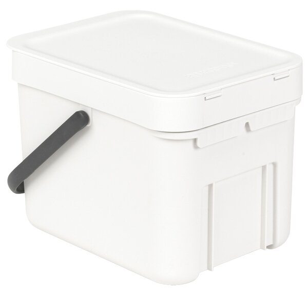 Brabantia Sort & Go odpadkový koš 6 l bílá 109706