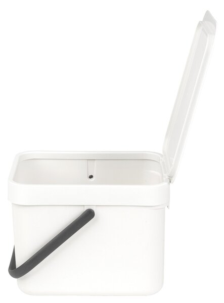 Brabantia Sort & Go odpadkový koš 6 l bílá 109706
