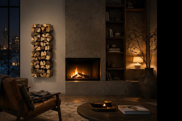 Radius designové zásobníky na dřevo Wood Tree - large