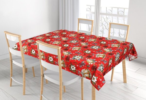 Ubrus VÁNOCE Červená,Šedá,Zelená 4300/130 - 70x70 cm