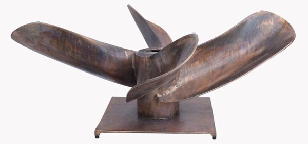 Designový konferenční stůl Propeller, 85 cm, antik měděný - skladem