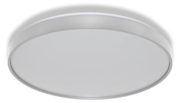 Stropní svítidlo LUXO, 490mm, 36W, Teplá bílá, IP20, Stříbrné