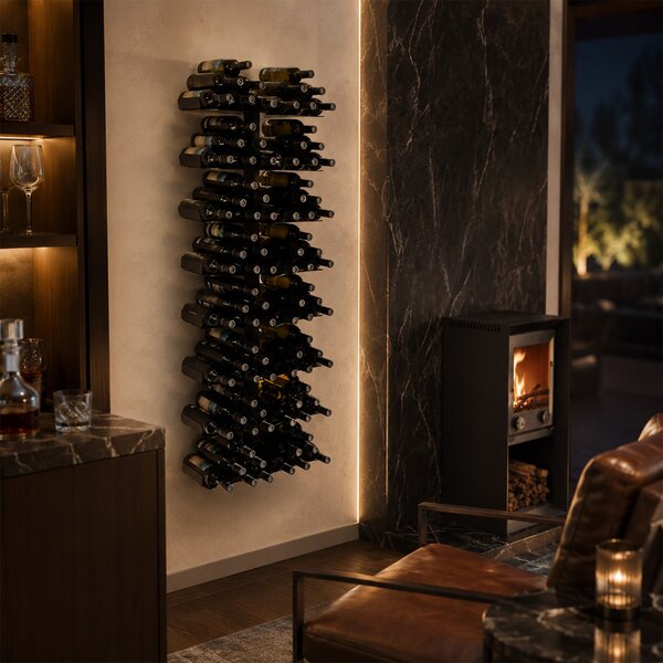 Radius designové nástěnné stojany na víno Wine Tree Regal Big