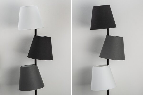 Stojací lampa Shadow, 163 cm, černá
