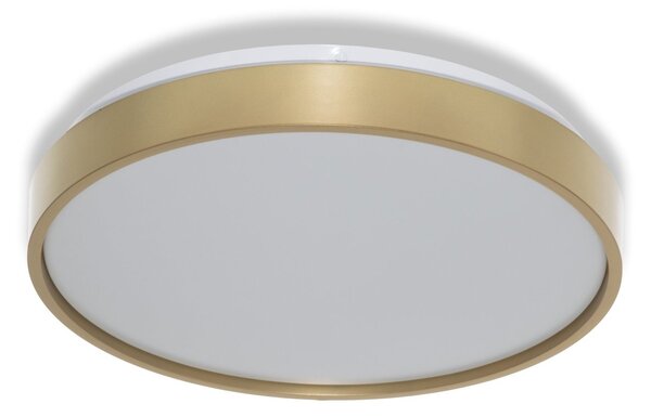 Stropní svítidlo LUXO, 320mm, 18W, Teplá bílá, IP20, Zlaté