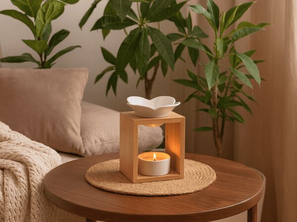 Aroma lampa pro vonné vosky a esenciální oleje - Plumeria